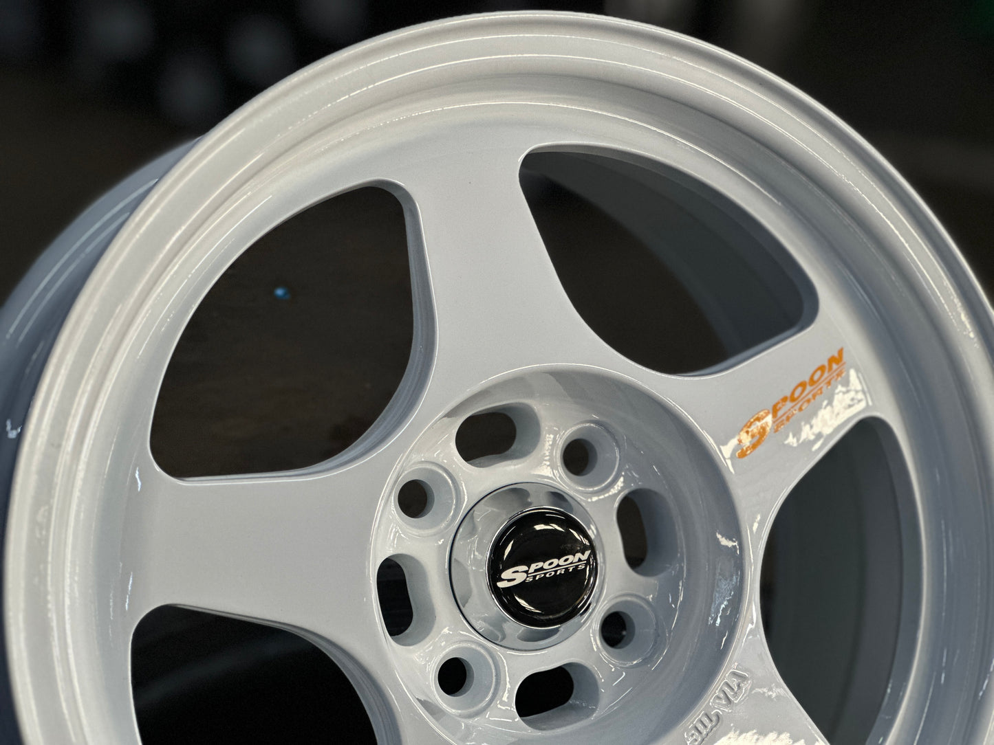 New 15X7 ET35 XOX Spoon Rim (4 wheel) White 4X100