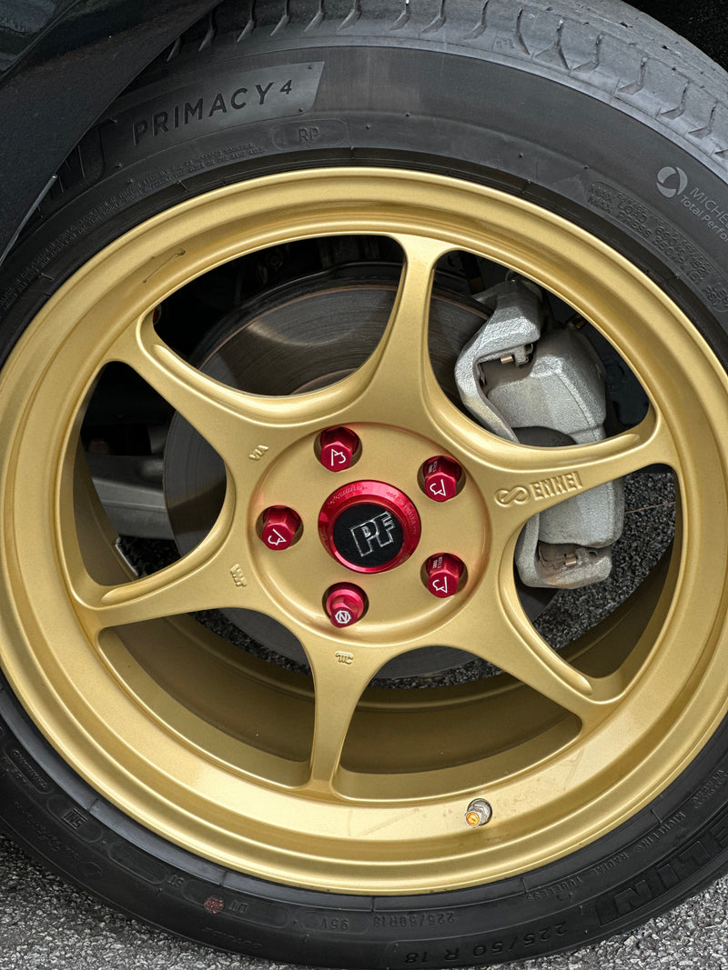 New 18X8.5 ET35 Enkei PF06 Rim (4 wheel) Gloss White 5X114.3