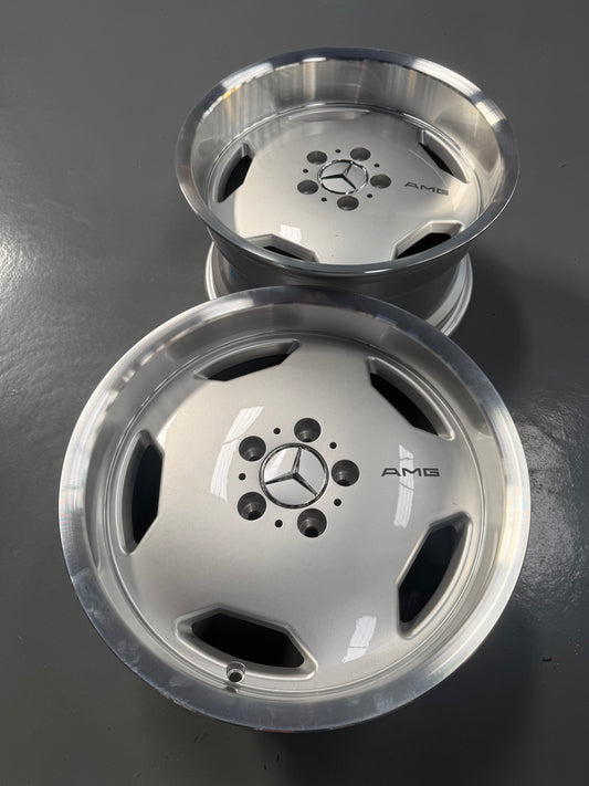 New 17X8 ET30 17X9 ET30 Mercedes Monoblock AMG (4 wheel) Silver 5X112