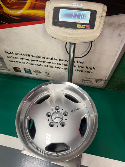New 17X8 ET30 17X9 ET30 Mercedes Monoblock AMG (4 wheel) Silver 5X112