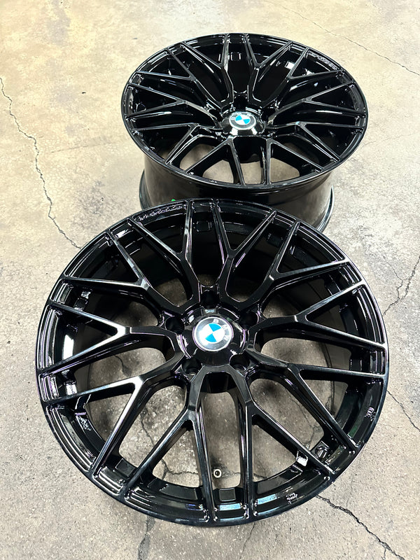 New 18x8 ET20 18x9 ET20 BBS design BMW (4 wheels) Black 5X120
