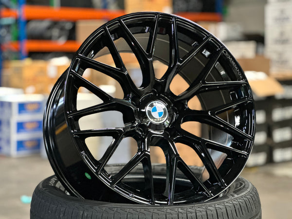 New 18x8 ET20 18x9 ET20 BBS design BMW (4 wheels) Black 5X120