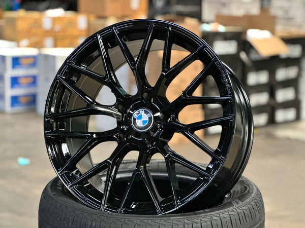 New 18x8 ET20 18x9 ET20 BBS design BMW (4 wheels) Black 5X120