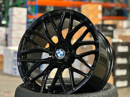 New 18x8 ET20 18x9 ET20 BBS design BMW (4 wheels) Black 5X120