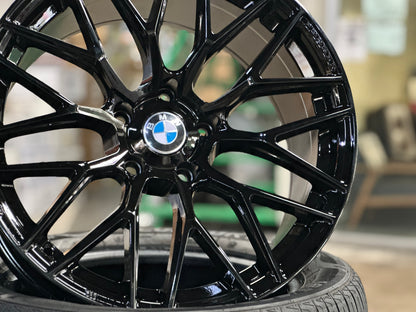 New 18x8 ET20 18x9 ET20 BBS design BMW (4 wheels) Black 5X120