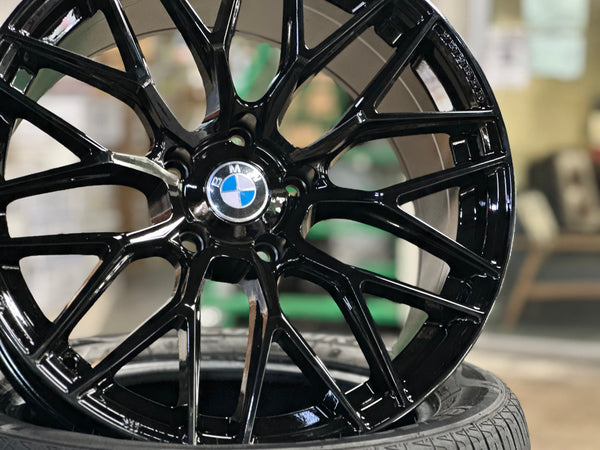 New 18x8 ET20 18x9 ET20 BBS design BMW (4 wheels) Black 5X120