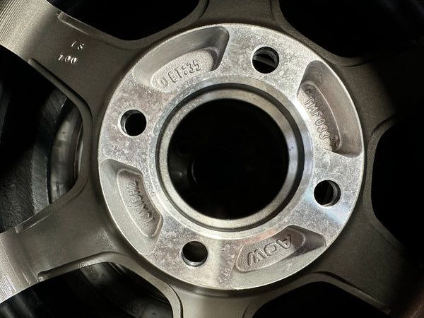 New 15X7 ET35 AOW TE37 SONIC Rim (4 wheel) Gloss Gunmetal 4X100