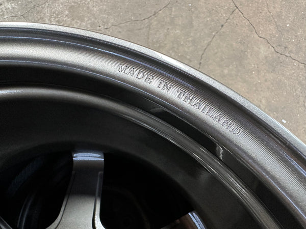 New 15X7 ET35 AOW TE37 SONIC Rim (4 wheel) Gloss Gunmetal 4X100