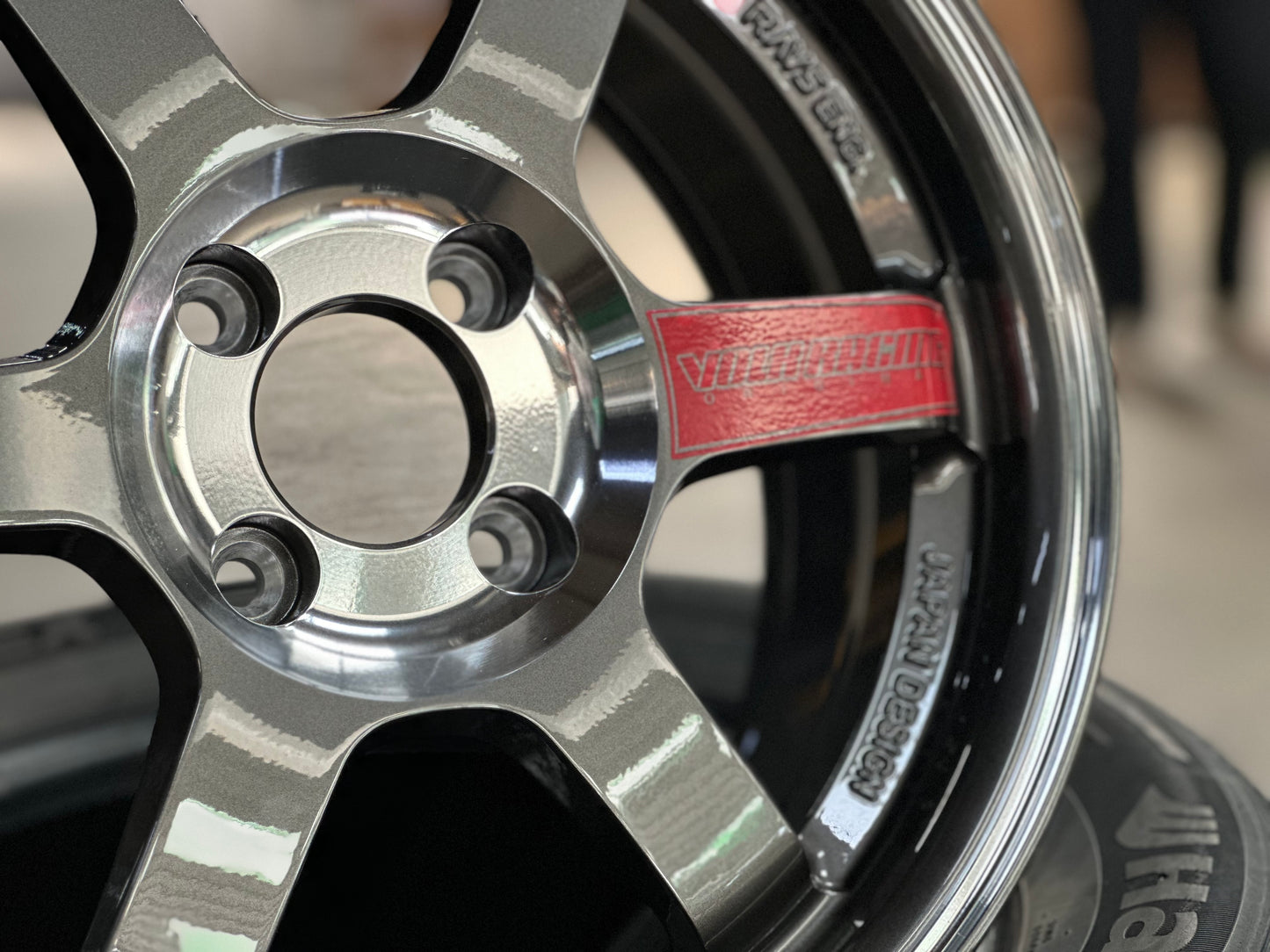 New 15X7 ET35 AOW Flow Formed TE37SL Rim (4 wheel) Gloss Gunmetal 4X100