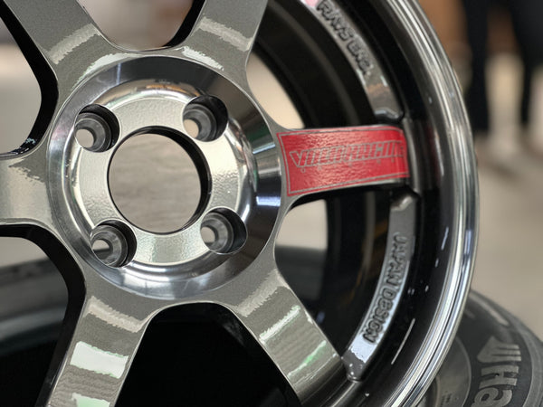 New 15X7 ET35 AOW Flow Formed TE37SL Rim (4 wheel) Gloss Gunmetal 4X100