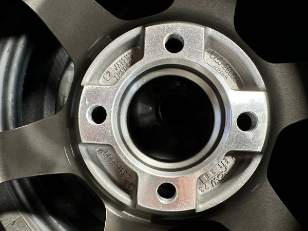 New 15X7 ET35 AOW Flow Formed TE37SL Rim (4 wheel) Gloss Gunmetal 4X100