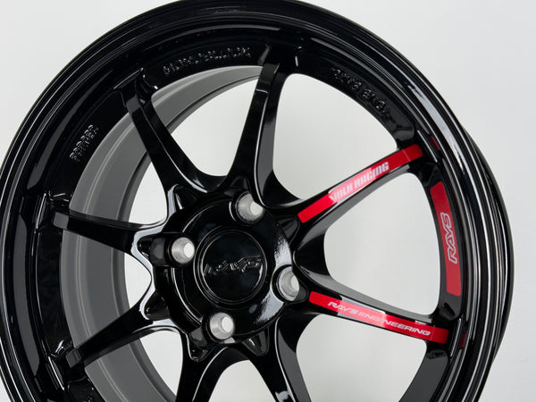 New 15X7 ET35 AOW CE28 CR Rim (4 wheel) Gloss Black 4X100