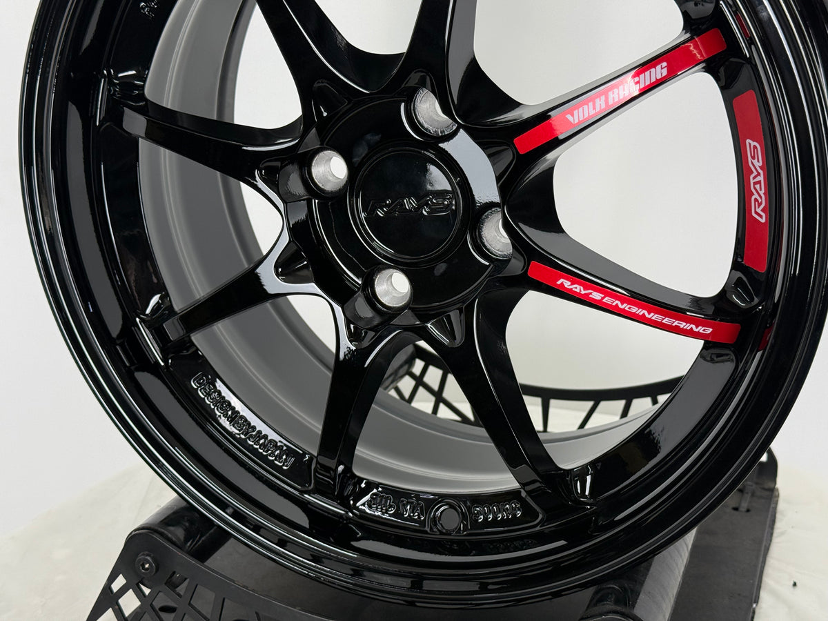 New 15X7 ET35 AOW CE28 CR Rim (4 wheel) Gloss Black 4X100