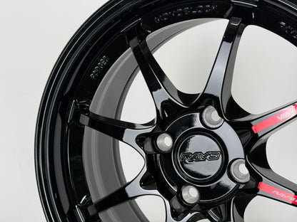 New 15X7 ET35 AOW CE28 CR Rim (4 wheel) Gloss Black 4X100
