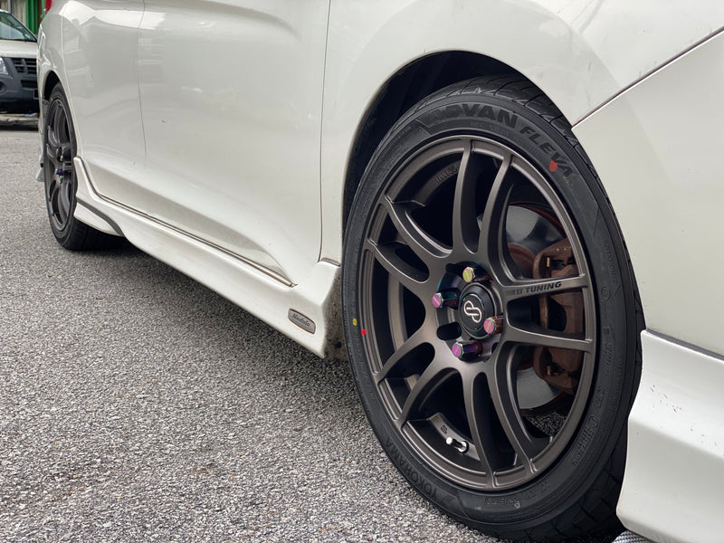 New 16X7 ET40 Enkei Tuning SC24 Rim (4 wheel) Matte Black 4X100