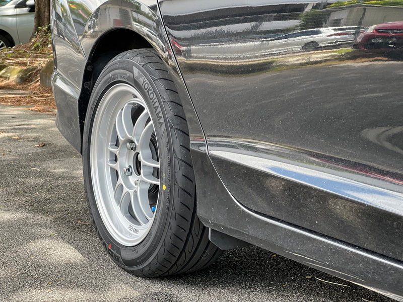 New 16x7 ET43 Enkei Racing RPF1 Rim (4 wheel) Silver 4x100