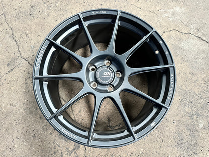 New 19x8.5 ET30 19x9.5 ET45 Overdrive Forged Alfa01 (4 wheels) Satin Black 5x114.3