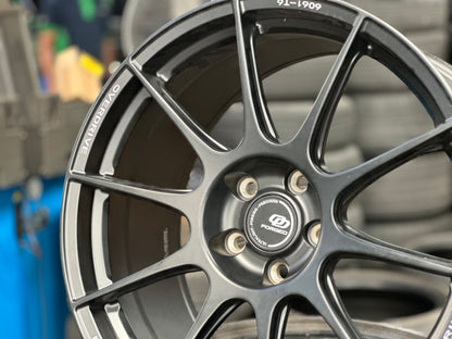 New 19x8.5 ET30 19x9.5 ET45 Overdrive Forged Alfa01 (4 wheels) Satin Black 5x114.3