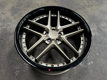 New 20x8.5 ET32 20x10 ET40 TSW Premio (4 wheel) 5x112 Bronze