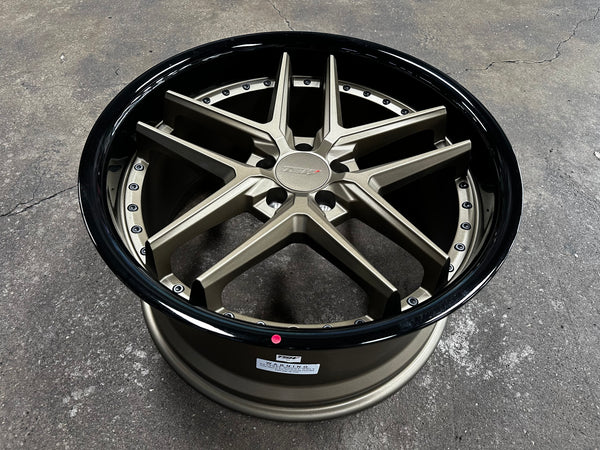 New 20x8.5 ET32 20x10 ET40 TSW Premio (4 wheel) 5x112 Bronze