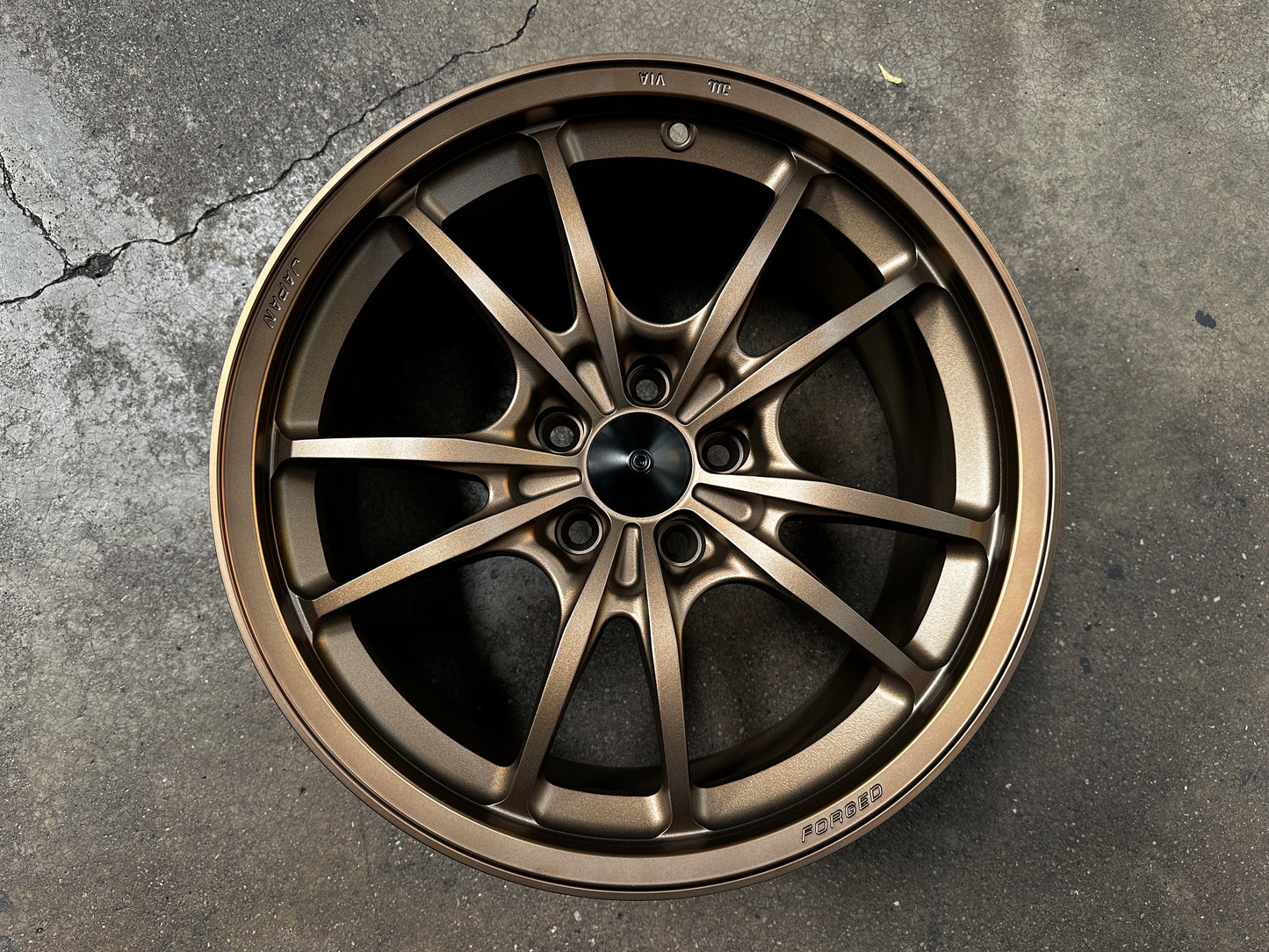 NEW 18X8.5 ET35 AOW MF10 Flow Formed Rim (4 Wheels) Matt Bronze 5X112