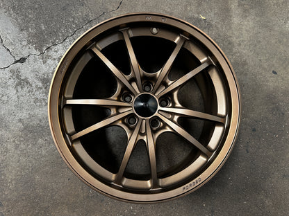 NEW 18X8.5 ET35 AOW MF10 Flow Formed Rim (4 Wheels) Matt Bronze 5X112