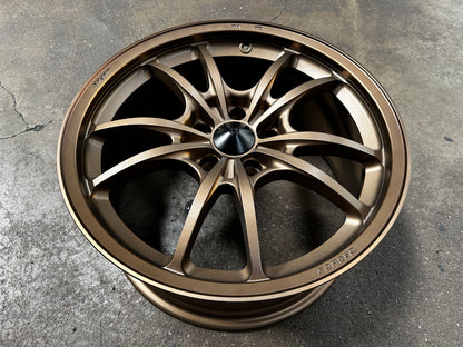 NEW 18X8.5 ET35 AOW MF10 Flow Formed Rim (4 Wheels) Matt Bronze 5X112