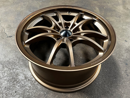 NEW 18X8.5 ET35 AOW MF10 Flow Formed Rim (4 Wheels) Matt Bronze 5X112