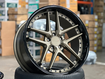 New 20x8.5 ET32 20x10 ET40 TSW Premio (4 wheel) 5x112 Bronze