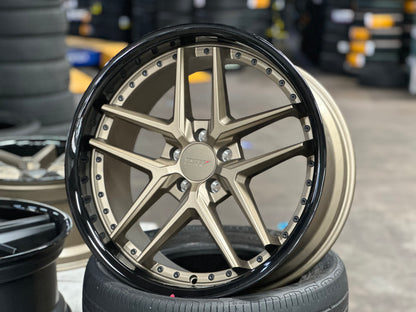 New 20x8.5 ET32 20x10 ET40 TSW Premio (4 wheel) 5x112 Bronze
