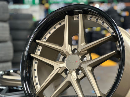 New 20x8.5 ET32 20x10 ET40 TSW Premio (4 wheel) 5x112 Bronze