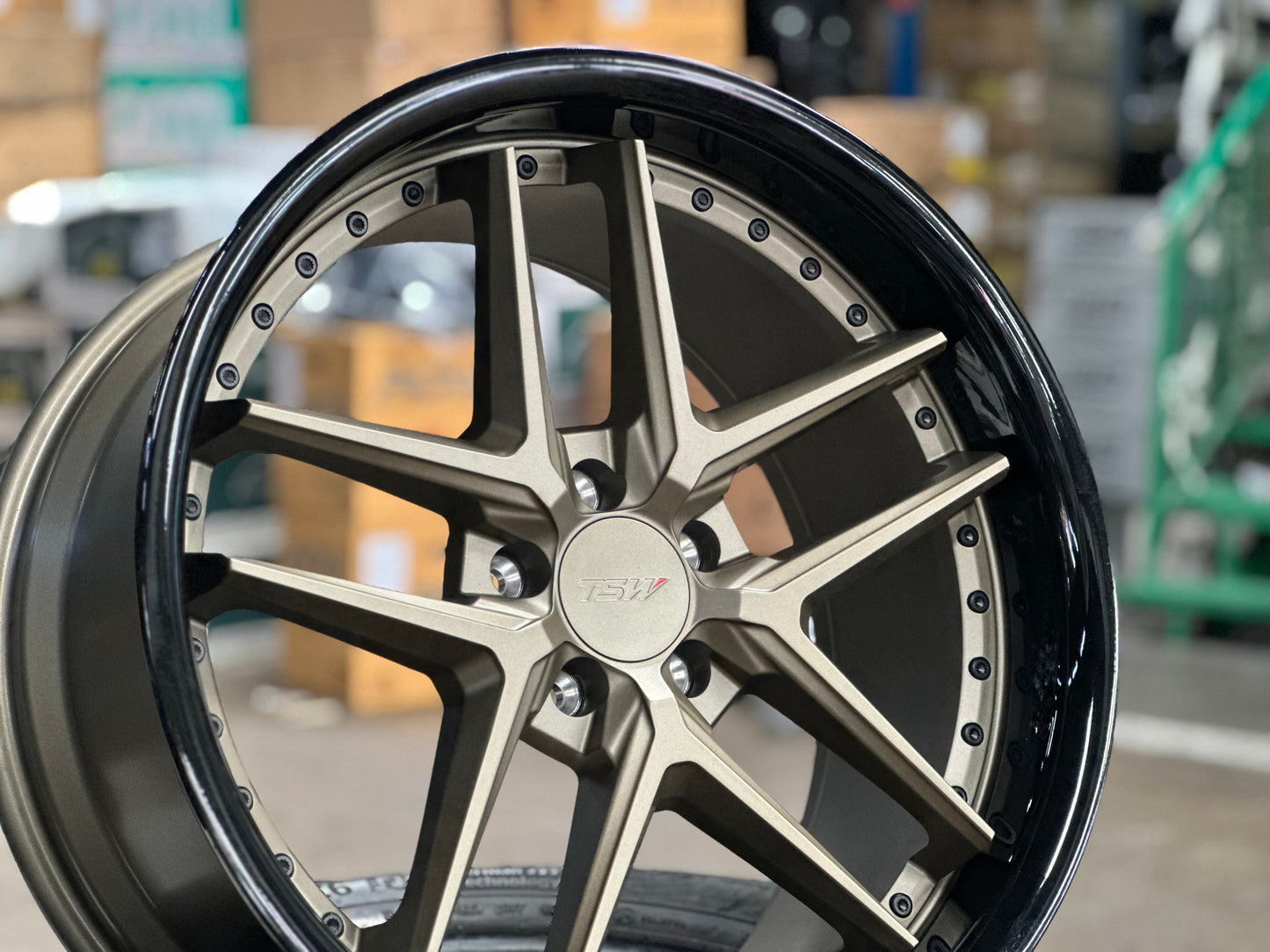 New 20x8.5 ET32 20x10 ET40 TSW Premio (4 wheel) 5x112 Bronze