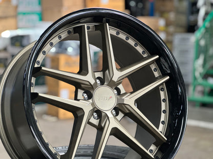 New 20x8.5 ET32 20x10 ET40 TSW Premio (4 wheel) 5x112 Bronze