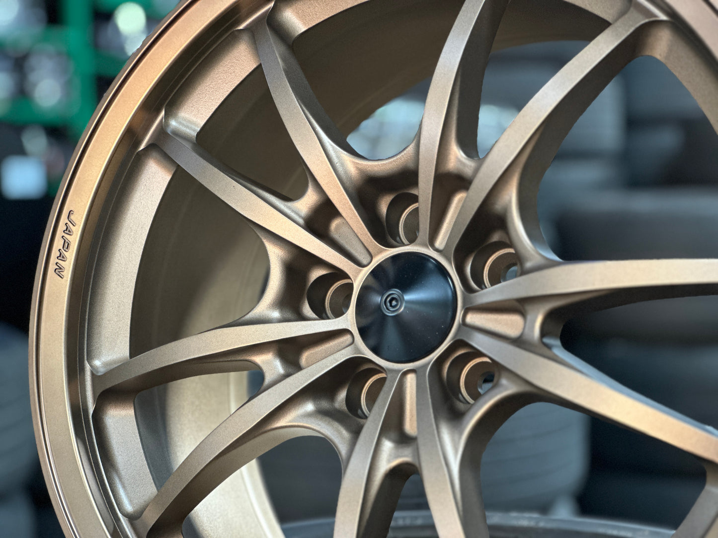 NEW 18X8.5 ET35 AOW MF10 Flow Formed Rim (4 Wheels) Matt Bronze 5X112