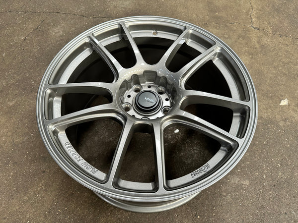 New 18X8.5 ET32 18X9.5 ET35 Konig Heliogram (4 wheel) Silver 5X112