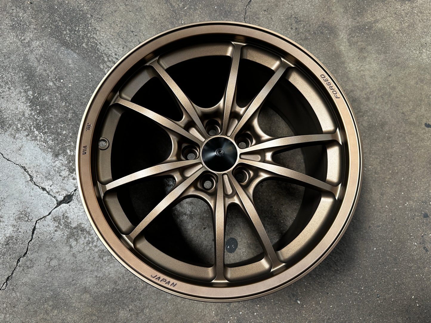 NEW 18X9.5 ET40 AOW MF10 Flow Formed Rim (4 Wheels) Matt Bronze 5X114.3