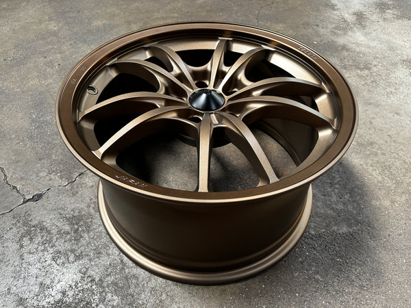 NEW 18X9.5 ET40 AOW MF10 Flow Formed Rim (4 Wheels) Matt Bronze 5X114.3
