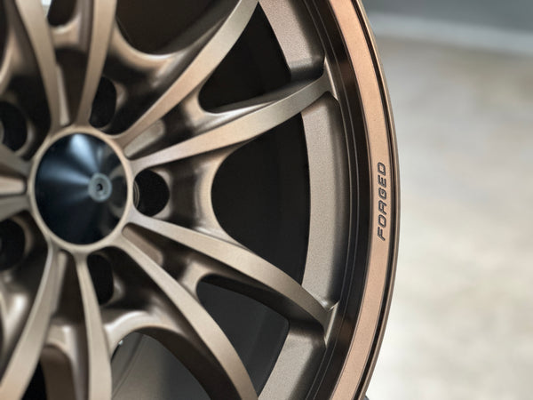 NEW 18X9.5 ET40 AOW MF10 Flow Formed Rim (4 Wheels) Matt Bronze 5X114.3