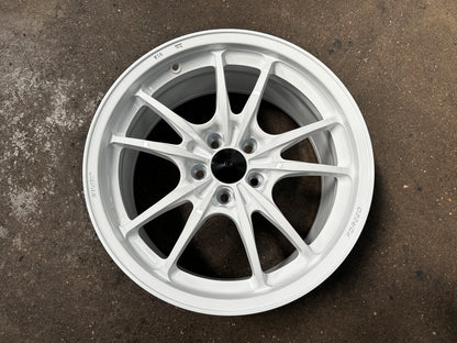 NEW 18X8.5 ET35 AOW MF10 Flow Formed Rim (4 Wheels) White 5X112