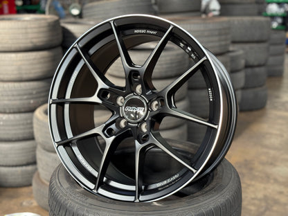 NEW 18X8.5 ET35 AOW G025 Flow Formed Rim (4 Wheel) Flat Black 5X112