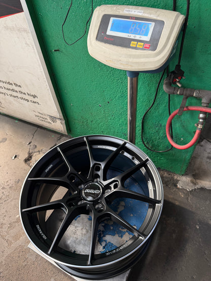 NEW 18X8.5 ET35 AOW G025 Flow Formed Rim (4 Wheel) Flat Black 5X112