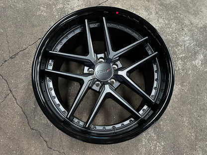 New 20x8.5 ET32 20x10 ET40 TSW Premio (4 wheel) 5x112 Black