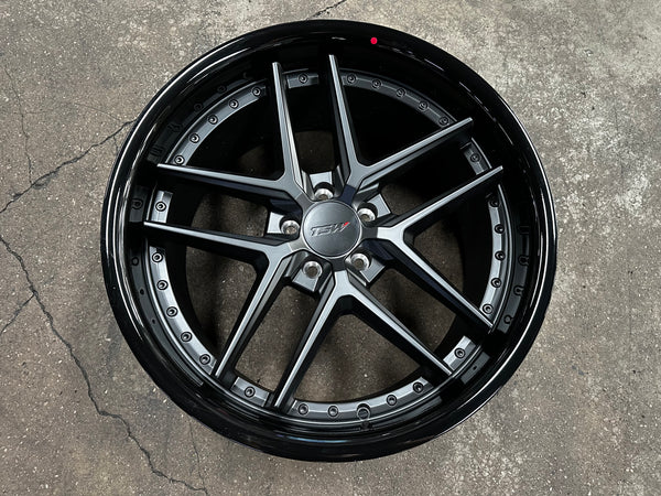 New 20x8.5 ET32 20x10 ET40 TSW Premio (4 wheel) 5x112 Black