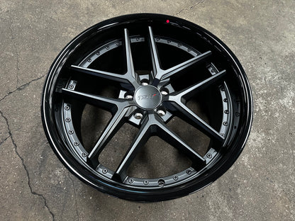 New 20x8.5 ET32 20x10 ET40 TSW Premio (4 wheel) 5x112 Black