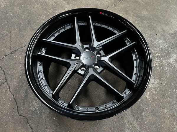 New 20x8.5 ET32 20x10 ET40 TSW Premio (4 wheel) 5x112 Black