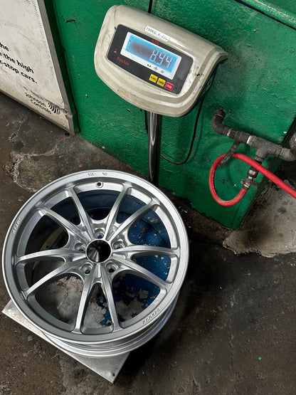 NEW 18X8.5 ET35 AOW MF10 Flow Formed Rim (4 Wheels) Silver 5X114.3