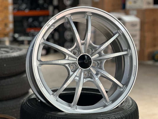 NEW 18X8.5 ET35 AOW MF10 Flow Formed Rim (4 Wheels) Silver 5X114.3