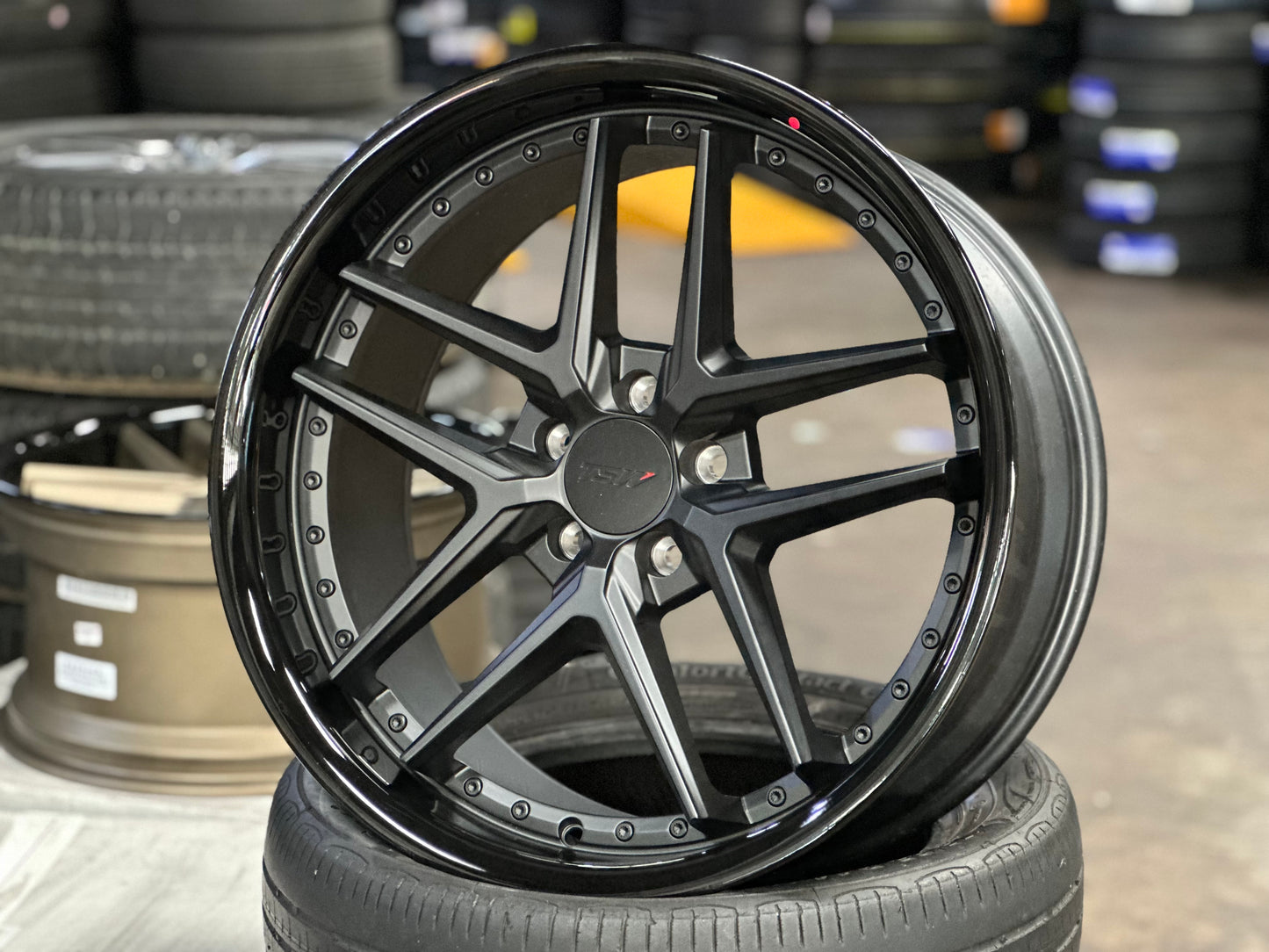 New 20x8.5 ET32 20x10 ET40 TSW Premio (4 wheel) 5x112 Black