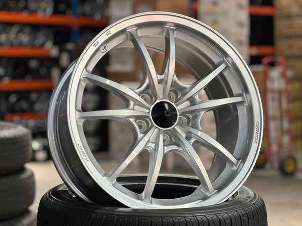 NEW 18X8.5 ET35 AOW MF10 Flow Formed Rim (4 Wheels) Silver 5X114.3