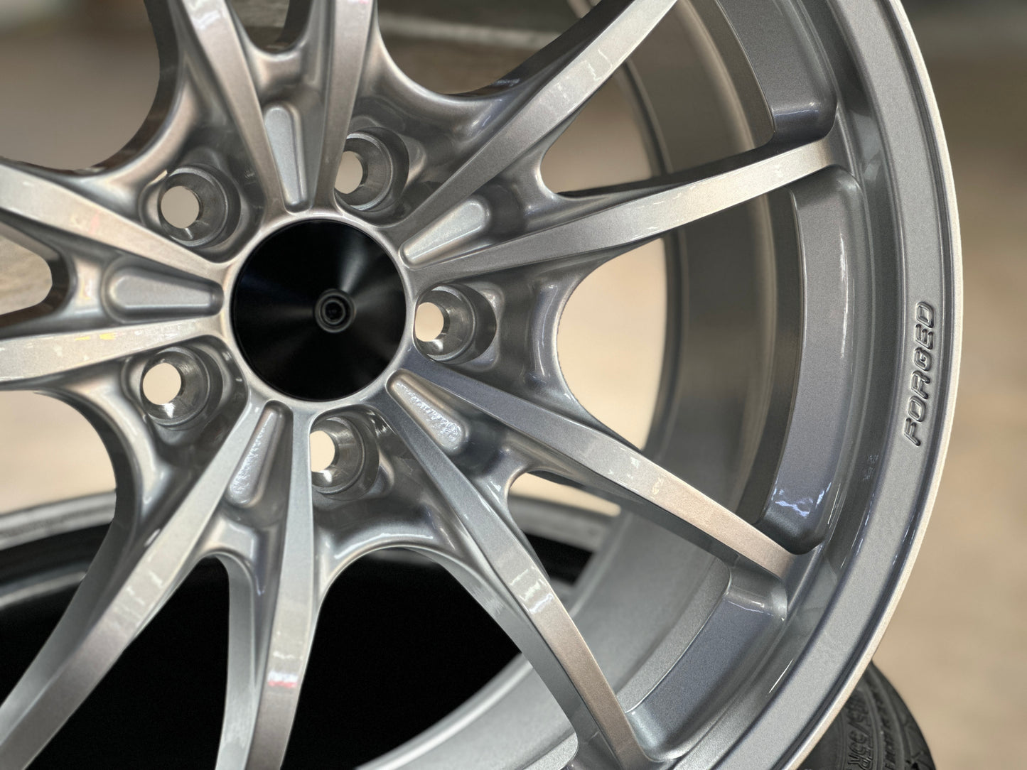 NEW 18X8.5 ET35 AOW MF10 Flow Formed Rim (4 Wheels) Silver 5X114.3